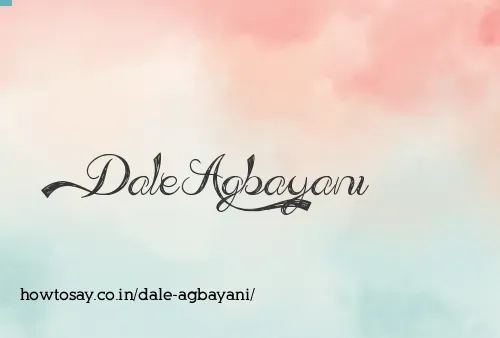 Dale Agbayani