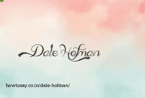 Dale Hofman