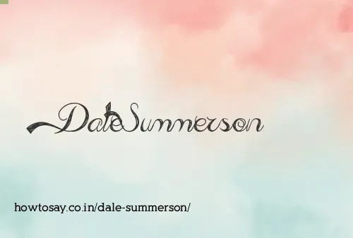 Dale Summerson