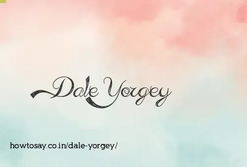 Dale Yorgey