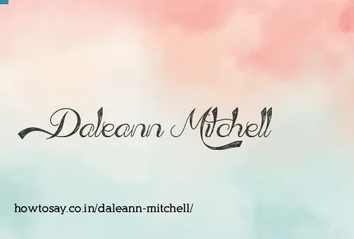 Daleann Mitchell