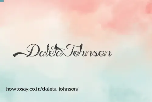 Daleta Johnson