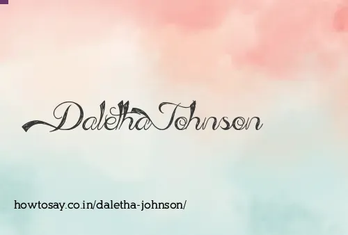 Daletha Johnson