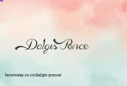 Dalgis Ponce