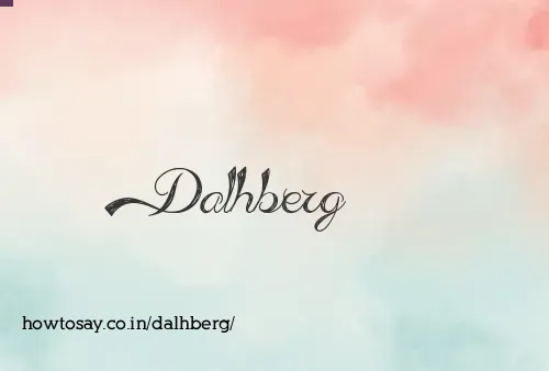 Dalhberg