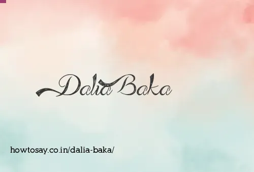 Dalia Baka