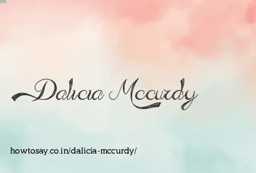 Dalicia Mccurdy
