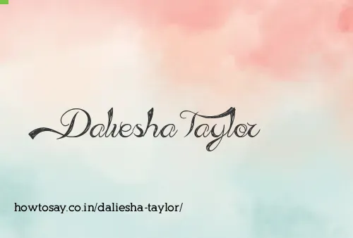 Daliesha Taylor