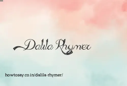 Dalila Rhymer