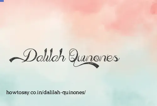 Dalilah Quinones