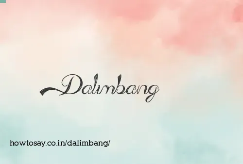 Dalimbang