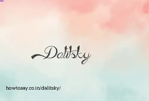 Dalitsky