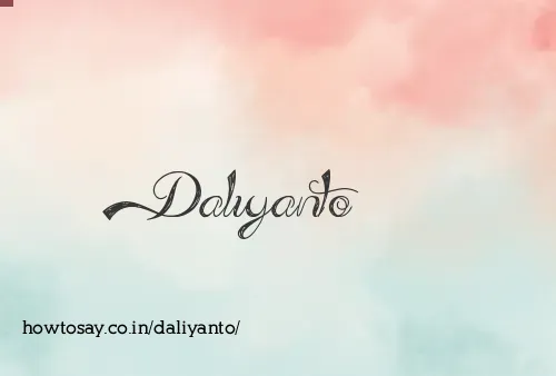 Daliyanto