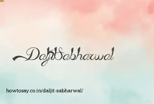 Daljit Sabharwal