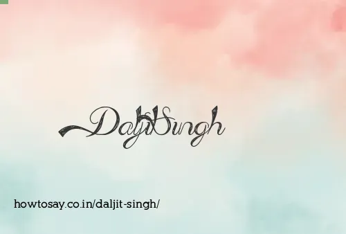 Daljit Singh