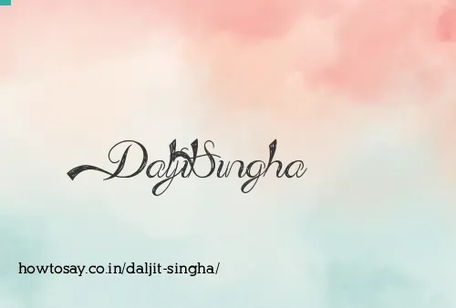 Daljit Singha