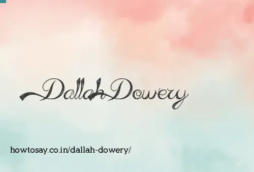 Dallah Dowery