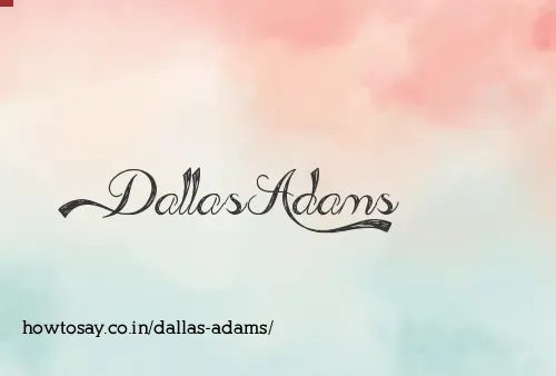 Dallas Adams