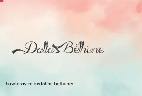 Dallas Bethune