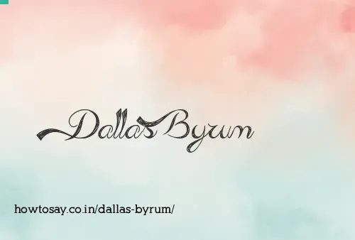 Dallas Byrum