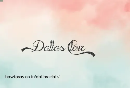 Dallas Clair