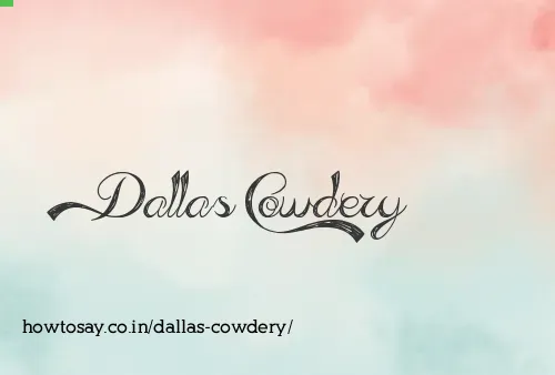 Dallas Cowdery