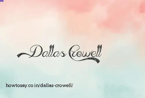 Dallas Crowell