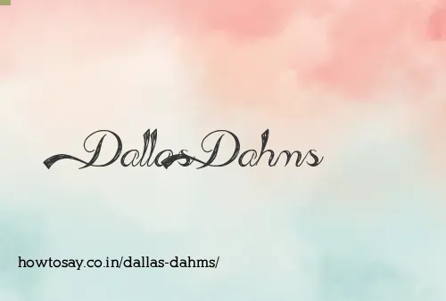 Dallas Dahms