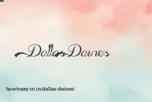 Dallas Daines