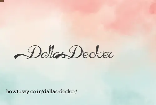 Dallas Decker
