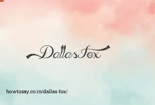 Dallas Fox
