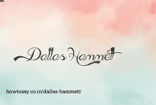 Dallas Hammett