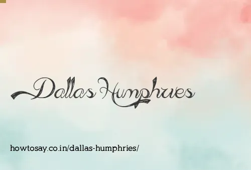 Dallas Humphries