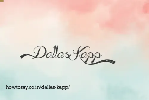 Dallas Kapp
