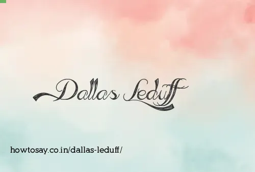 Dallas Leduff