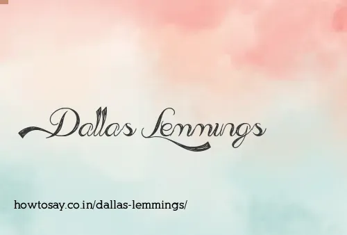 Dallas Lemmings