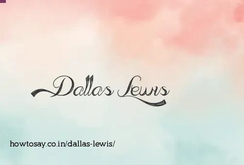 Dallas Lewis