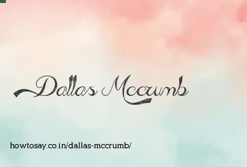 Dallas Mccrumb