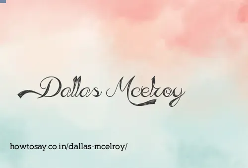 Dallas Mcelroy