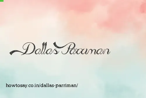 Dallas Parriman