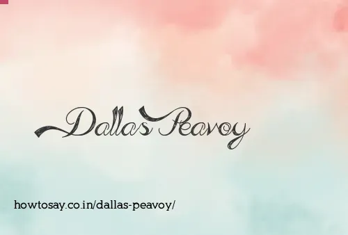 Dallas Peavoy