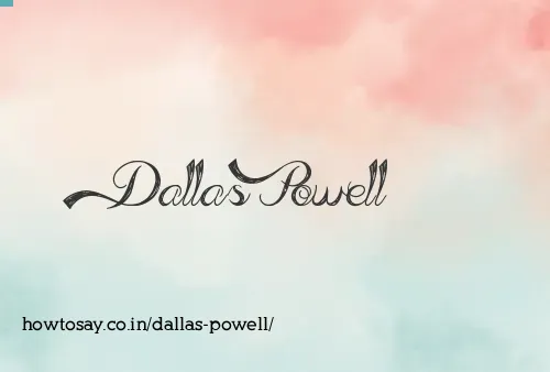 Dallas Powell
