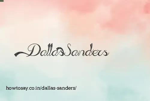 Dallas Sanders
