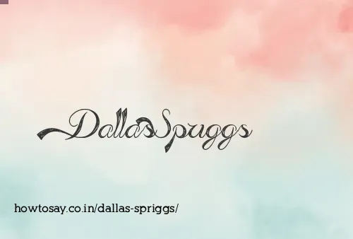 Dallas Spriggs