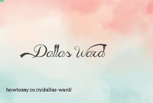 Dallas Ward