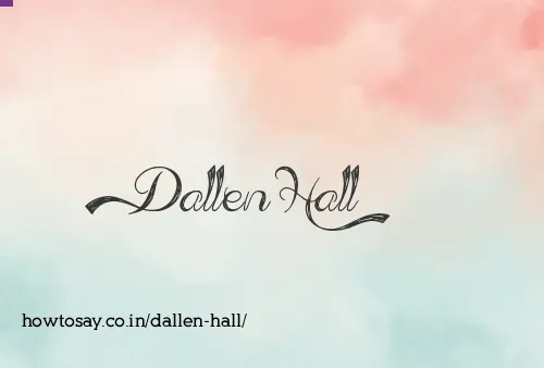 Dallen Hall