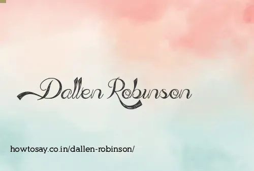 Dallen Robinson