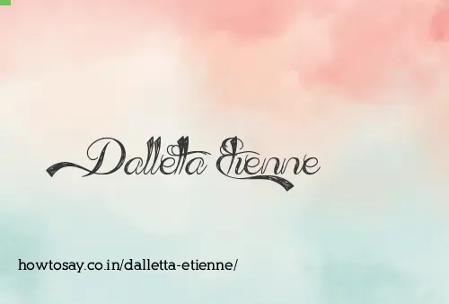 Dalletta Etienne
