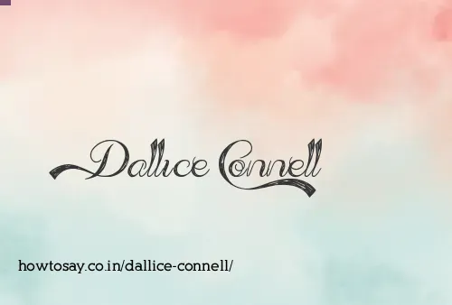 Dallice Connell