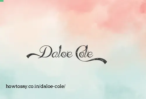 Daloe Cole